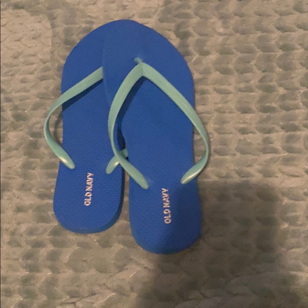Blue Old Navy Flip Flops